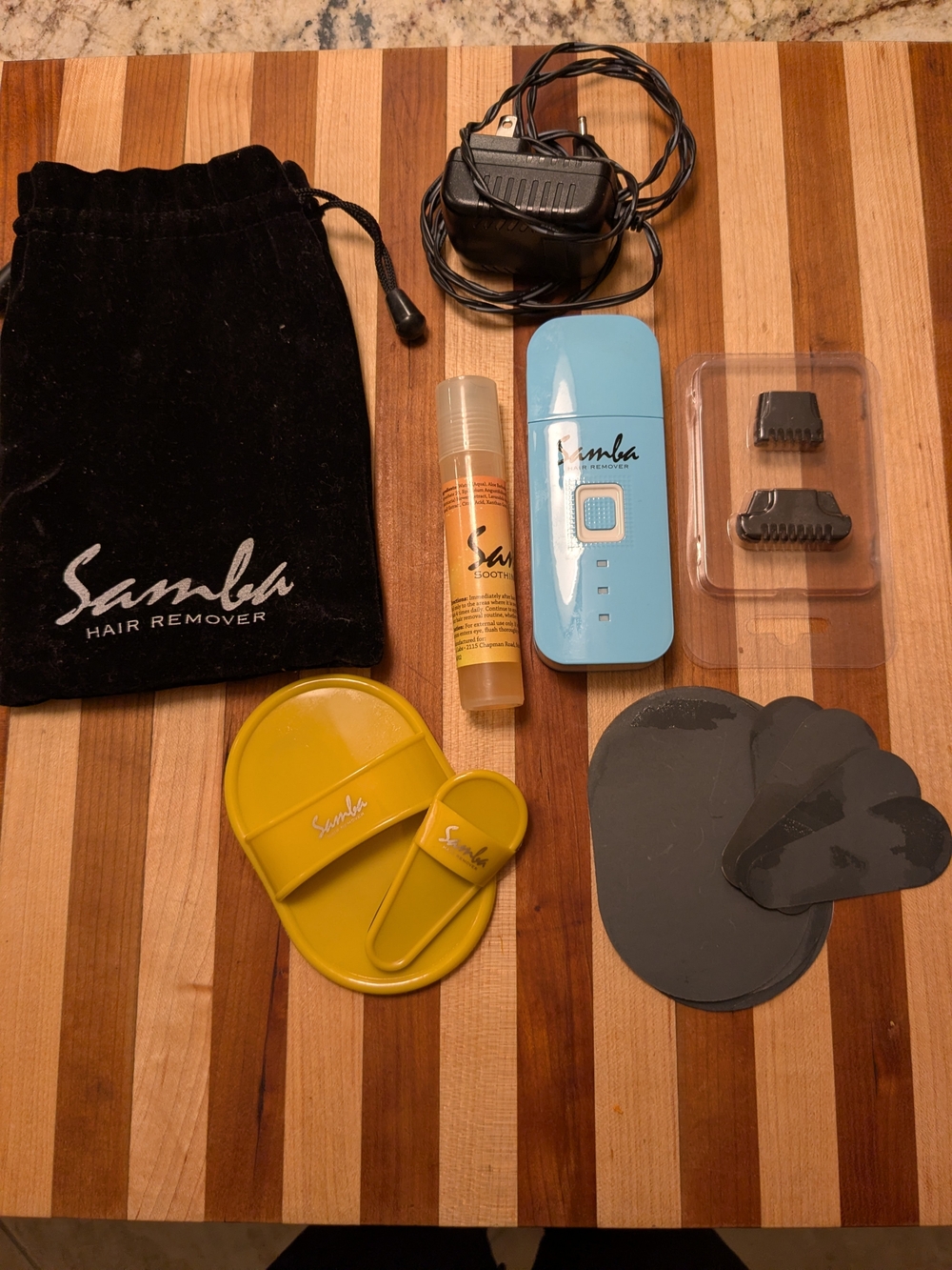 Samba Hair Removal System, Used Once, Includes Accessories